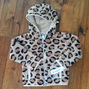 Carter's Kids Leopard Print Fleece Hoodie